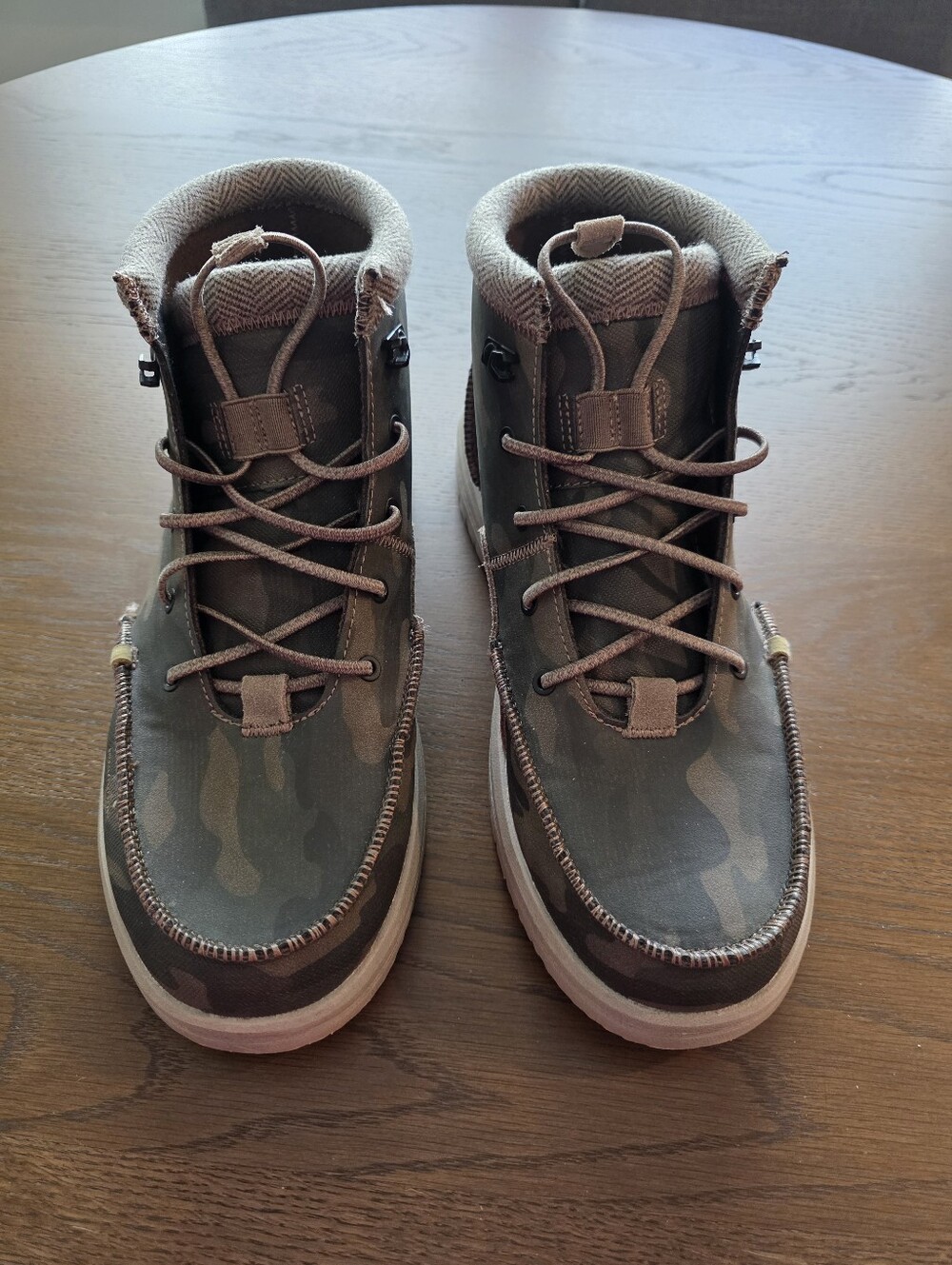 Hey Dude Bradley Classic Boots Woodland Camo Size 13